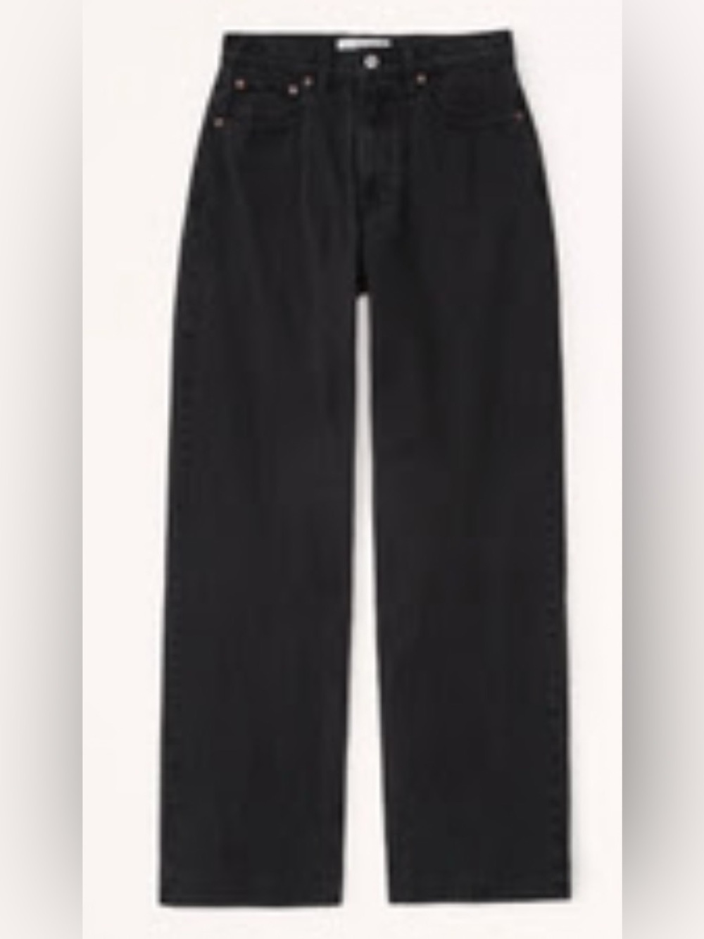Abercrombie high rise loose jean- 31 long